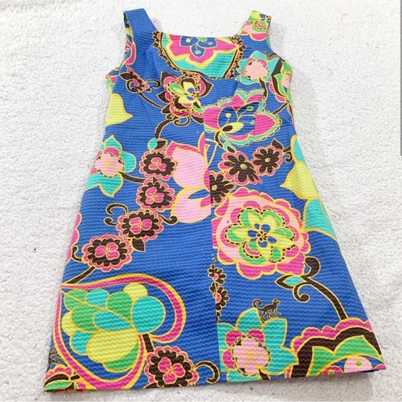 Lilly Pulitzer Dresses & Skirts - Lilly Pulitzer floral monkey sleeveless shift